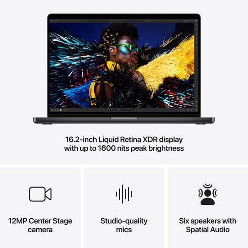 Apple 14" MacBook Pro (M4 Pro, Space Black)