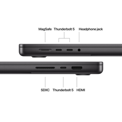 Apple 14" MacBook Pro (M4 Pro, Space Black)